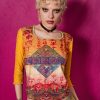 Tops Bloda's Choice | Y2K Orient Printed Top