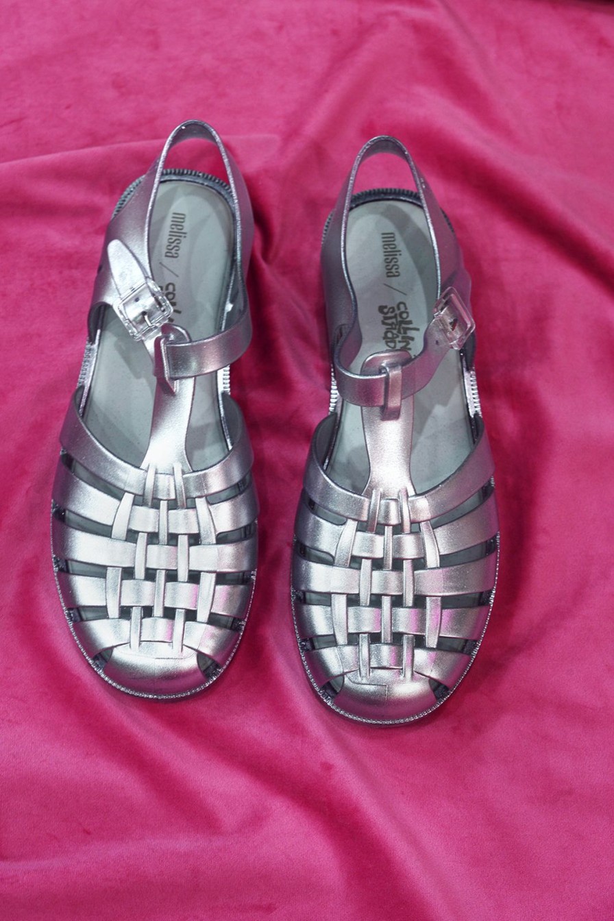 Accessories Bloda's Choice | Collina Strada Silver Melissa Sandals