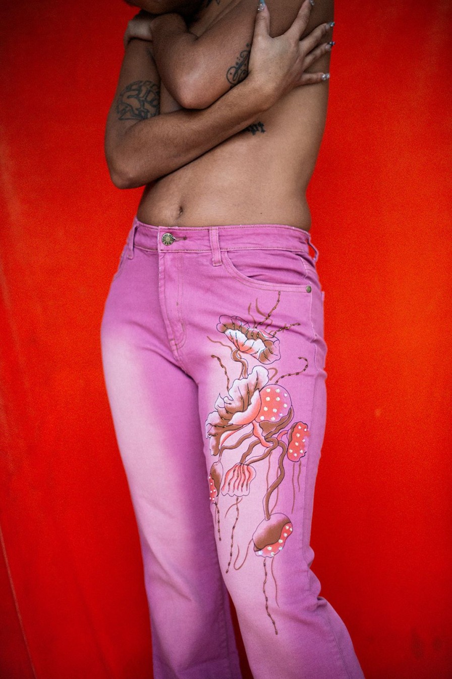 Bottoms Bloda's Choice | Vintage Pants Pink