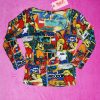 Tops Bloda's Choice | Comix Print Vintage Top Multicolor