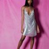 Dresses Bloda's Choice | Silver Metal Mesh Dress