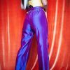 Bottoms Bloda's Choice | Iridescent Purple Pants